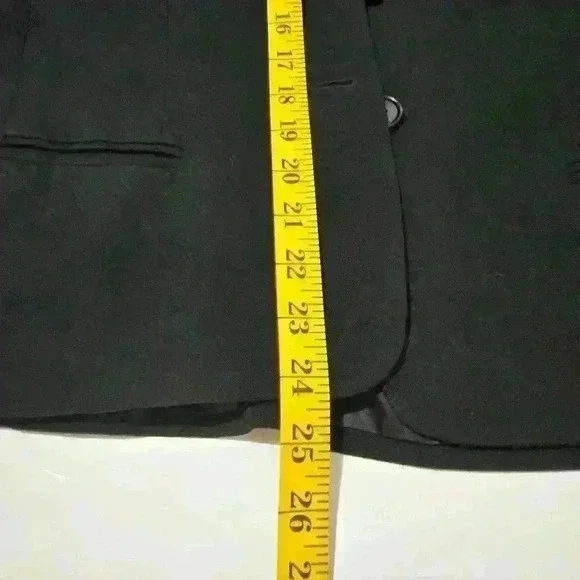 Talbots Petites 2 Piece Lined Skirt Suit Set 100% wool - Black - Business suit - Picture 7 of 10